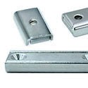 strong neodymium channel magnets with countersunk holes for mounting applications