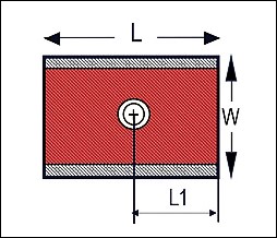 Channel Magnet Countersunk Hole Dimensions Channel Magnet w/1 Countersunk Hole
