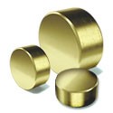 gold plated neodymium disc magnets for magnetic therapies and decorative applications
