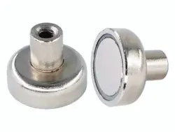 NdFeB Pot Magnet w/Internal Threaded Stem RBN-60A