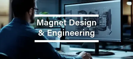 Magnet Design & Engineering magnet design and engineering capabilities for custom magnets and magnetic assemblies